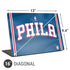 NBA Philadelphia 76ers Jersey Universal Laptop 16in (13 x 9.4in) Skin