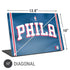 NBA Philadelphia 76ers Jersey Universal Laptop 17in (13.8 x 10in) Skin