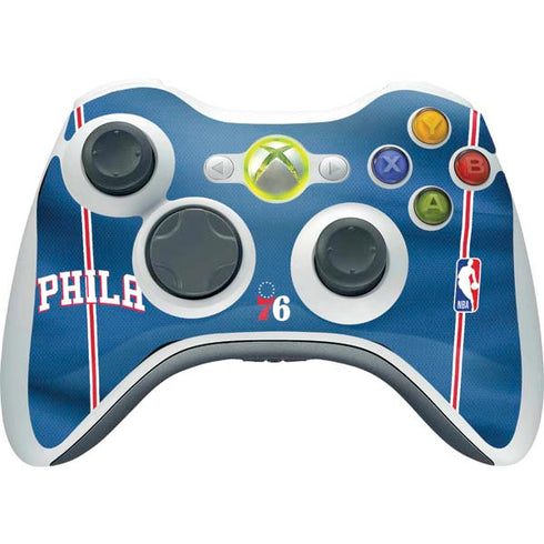 NBA Philadelphia 76ers Jersey Xbox 360 Wireless Controller Skin