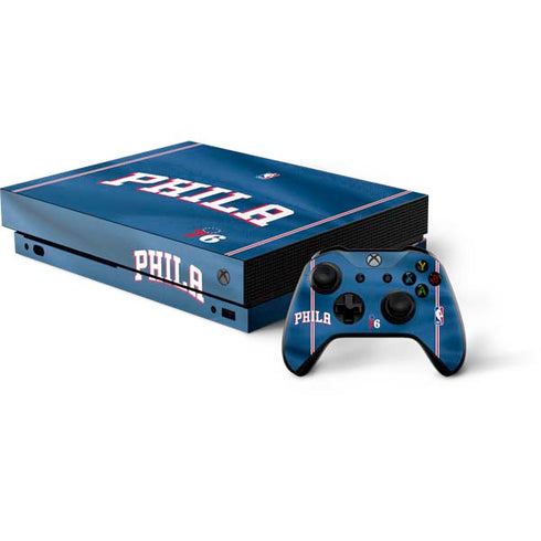 NBA Philadelphia 76ers Jersey Xbox One X Bundle Skin