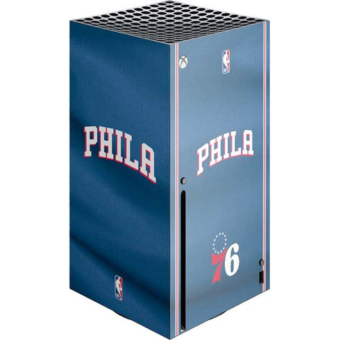NBA Philadelphia 76ers Jersey Xbox Series X Console Skin
