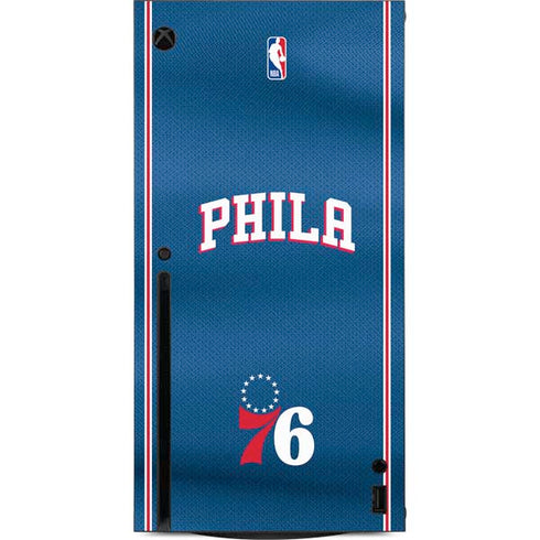 NBA Philadelphia 76ers Jersey Xbox Series X Console Skin