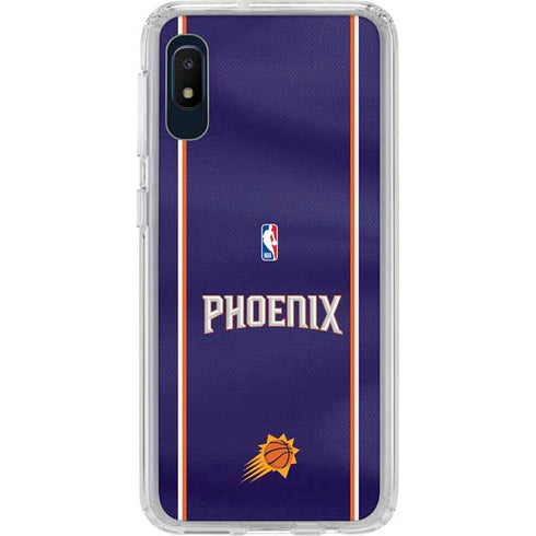 NBA Phoenix Suns Jersey Galaxy A10e Clear Case
