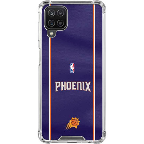 NBA Phoenix Suns Jersey Galaxy A12 Clear Case