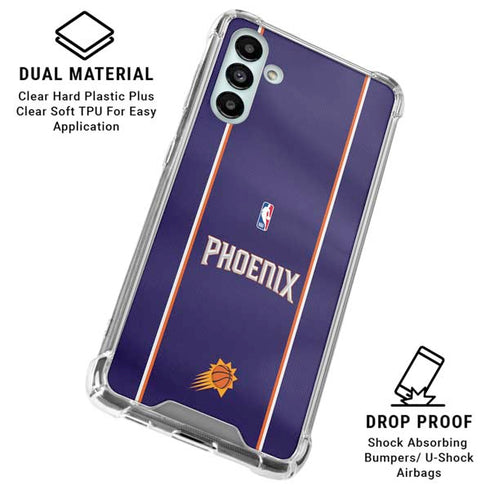 NBA Phoenix Suns Jersey Galaxy A13 5G Clear Case