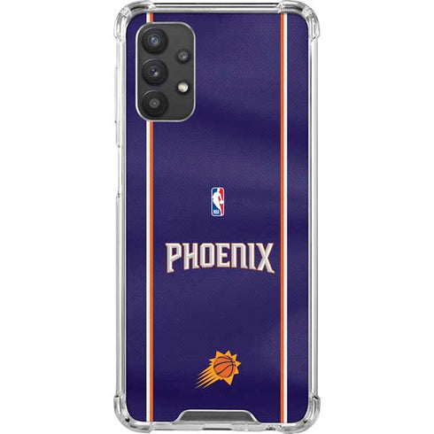 NBA Phoenix Suns Jersey Galaxy A32 5G Clear Case