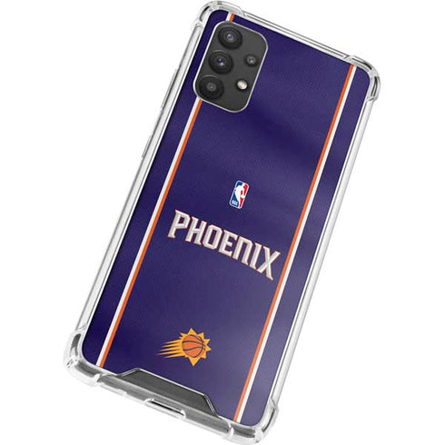NBA Phoenix Suns Jersey Galaxy A32 5G Clear Case
