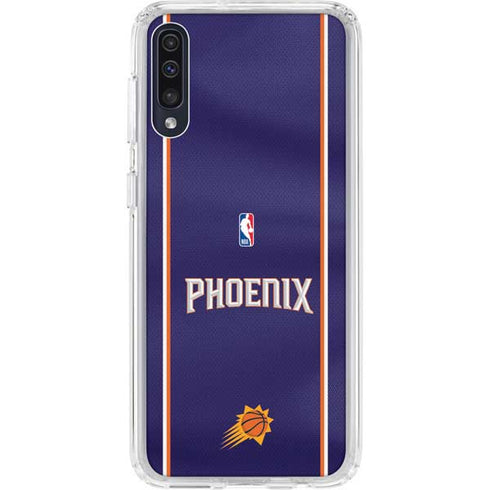 NBA Phoenix Suns Jersey Galaxy A50 Clear Case