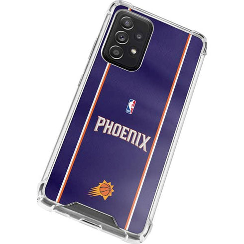 NBA Phoenix Suns Jersey Galaxy A72 5G Clear Case