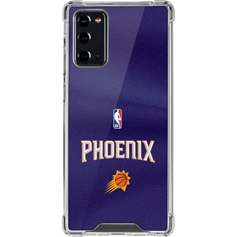 NBA Phoenix Suns Jersey Galaxy Note20 5G Clear Case