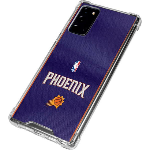 NBA Phoenix Suns Jersey Galaxy Note20 5G Clear Case