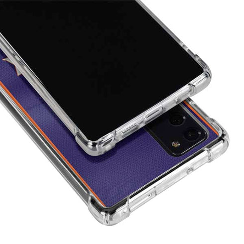 NBA Phoenix Suns Jersey Galaxy Note20 5G Clear Case