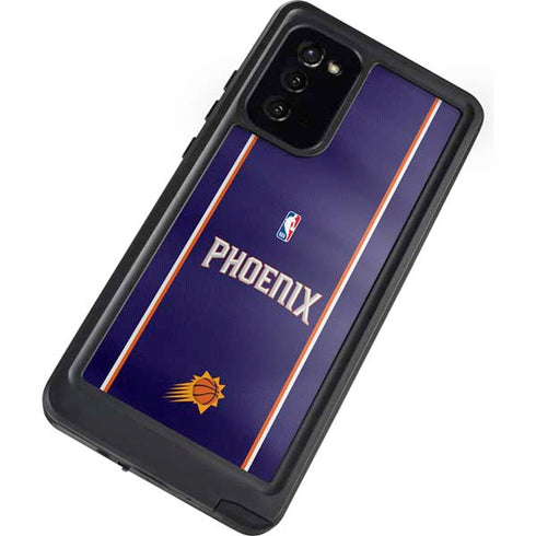 NBA Phoenix Suns Jersey Galaxy Note20 5G Waterproof Case