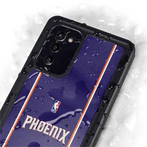 NBA Phoenix Suns Jersey Galaxy Note20 5G Waterproof Case