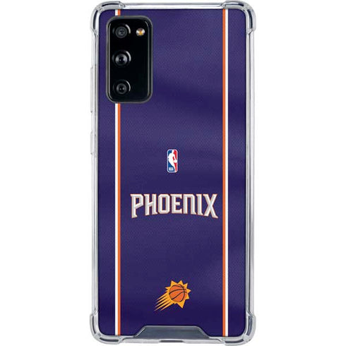 NBA Phoenix Suns Jersey Galaxy S20 FE Clear Case