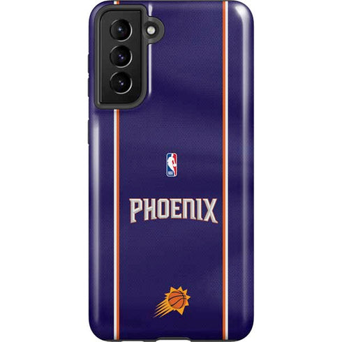 NBA Phoenix Suns Jersey Galaxy S21 FE Pro Case