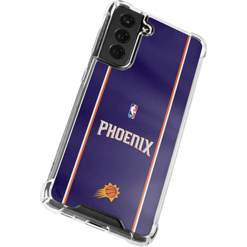 NBA Phoenix Suns Jersey Galaxy S22 Plus Clear Case