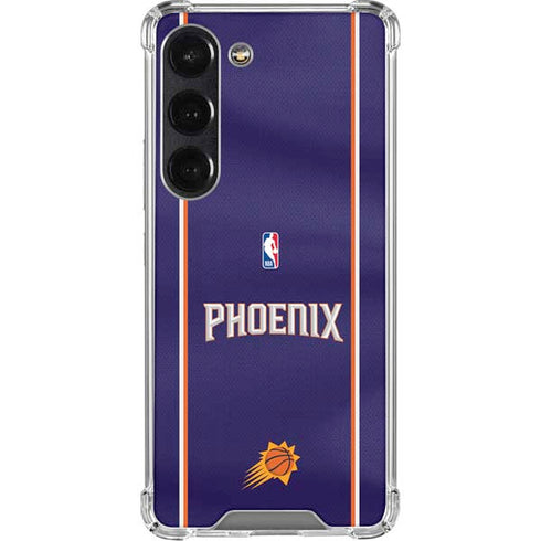 NBA Phoenix Suns Jersey Galaxy S23 Clear Case
