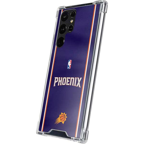 NBA Phoenix Suns Jersey Galaxy S23 Ultra Clear Case
