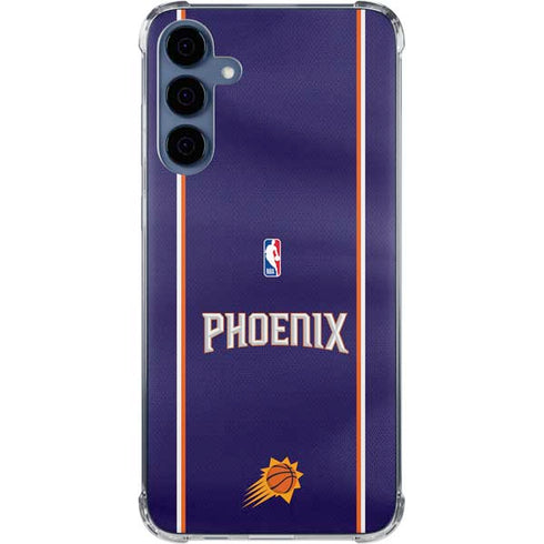 NBA Phoenix Suns Jersey Galaxy S24 Clear Case