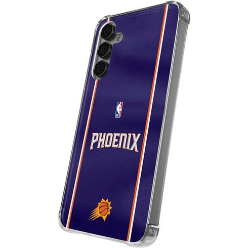 NBA Phoenix Suns Jersey Galaxy S24 Plus Clear Case