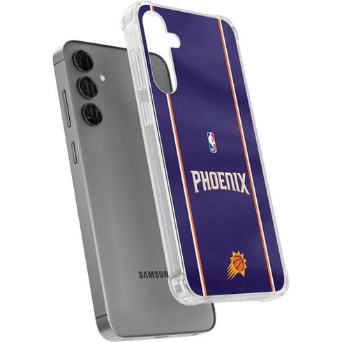 NBA Phoenix Suns Jersey Galaxy S24 Plus Clear Case