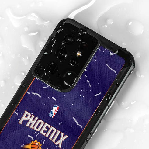 NBA Phoenix Suns Jersey Galaxy S24 Ultra Waterproof Case