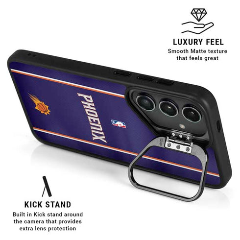 NBA Phoenix Suns Jersey Galaxy S25 Plus Kickstand Case