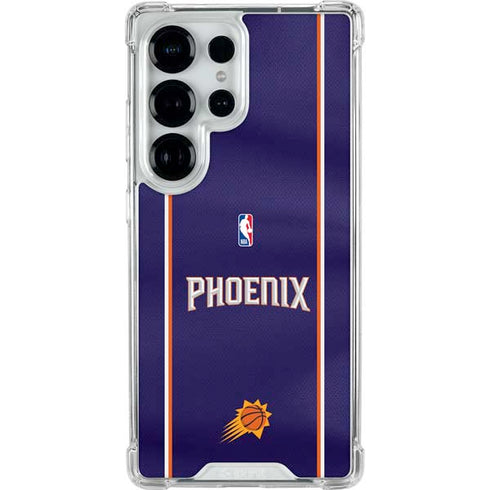 NBA Phoenix Suns Jersey Galaxy S25 Ultra Clear Case