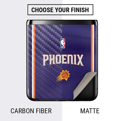 NBA Phoenix Suns Jersey Galaxy Z Flip Skin