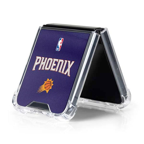 NBA Phoenix Suns Jersey Galaxy Z Flip5 5G Clear Case