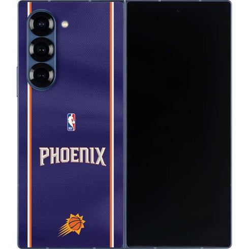 NBA Phoenix Suns Jersey Galaxy Z Fold6 Skin