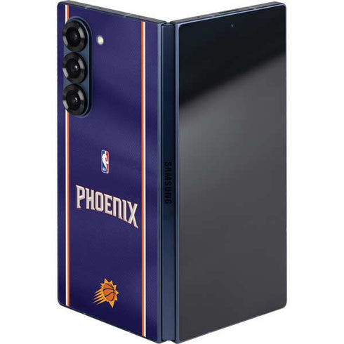 NBA Phoenix Suns Jersey Galaxy Z Fold6 Skin