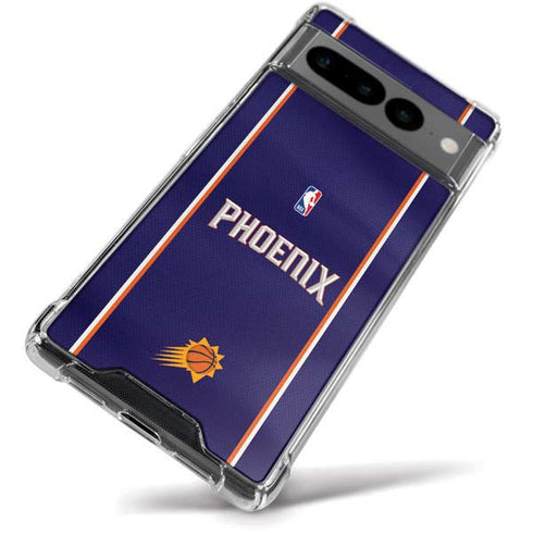 NBA Phoenix Suns Jersey Google Pixel 7 Pro Clear Case