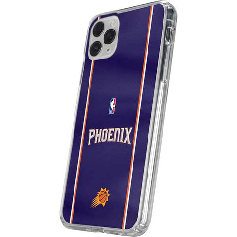 NBA Phoenix Suns Jersey iPhone 11 Pro Clear Case