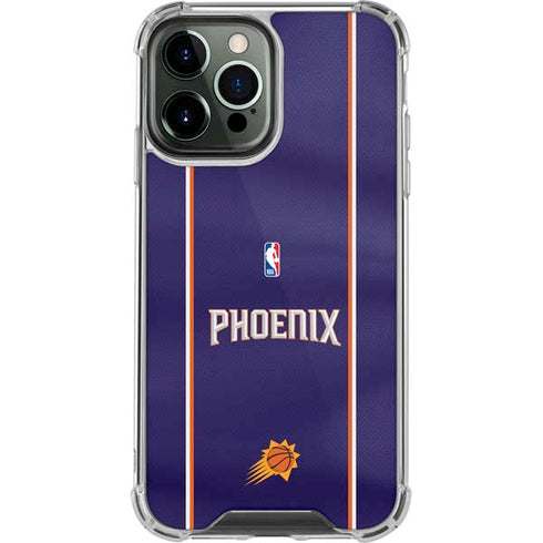 NBA Phoenix Suns Jersey iPhone 13 Pro Max Clear Case