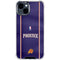 NBA Phoenix Suns Jersey iPhone 14 Plus Clear Case
