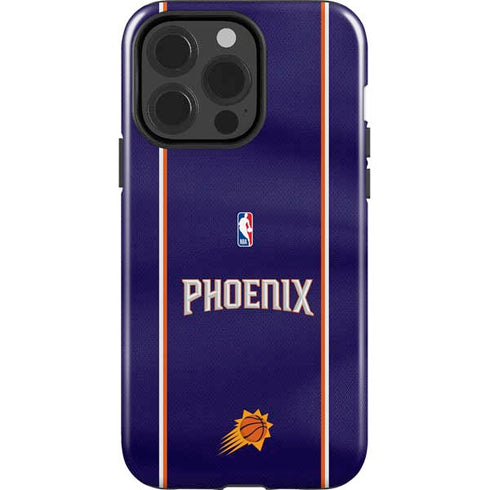 NBA Phoenix Suns Jersey iPhone 14 Pro Impact Case