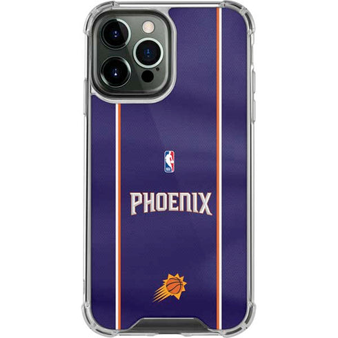 NBA Phoenix Suns Jersey iPhone 14 Pro Max Clear Case