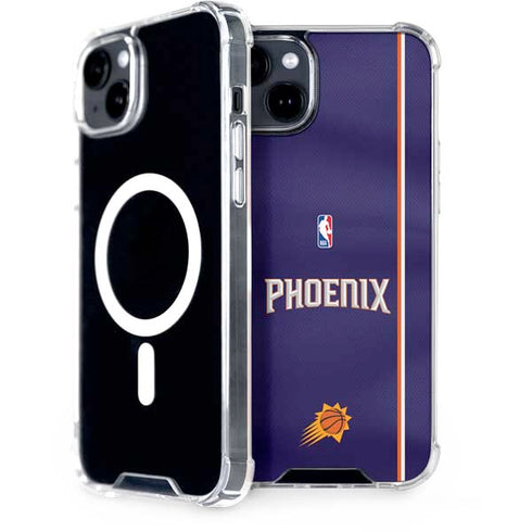 NBA Phoenix Suns Jersey iPhone 15 Plus MagSafe Case