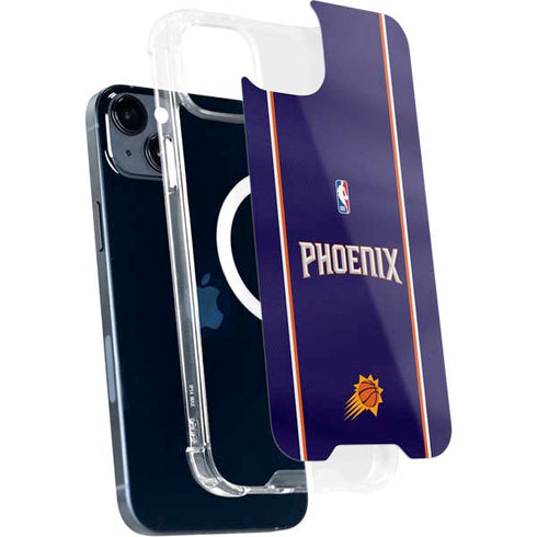 NBA Phoenix Suns Jersey iPhone 15 Plus MagSafe Case