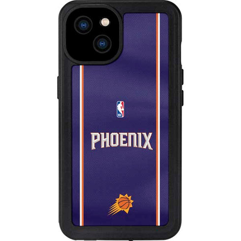 NBA Phoenix Suns Jersey iPhone 15 Plus Waterproof Case