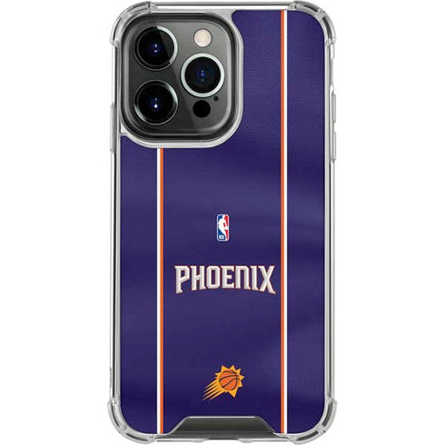 NBA Phoenix Suns Jersey iPhone 15 Pro Clear Case