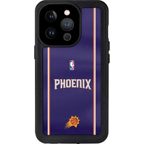 NBA Phoenix Suns Jersey iPhone 15 Pro Waterproof Case