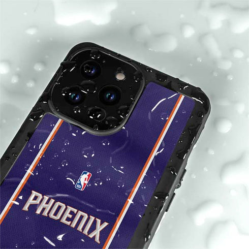 NBA Phoenix Suns Jersey iPhone 15 Pro Waterproof Case