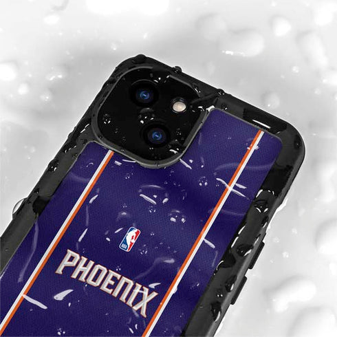 NBA Phoenix Suns Jersey iPhone 15 Waterproof Case