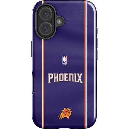 NBA Phoenix Suns Jersey iPhone 16 Plus Impact Case
