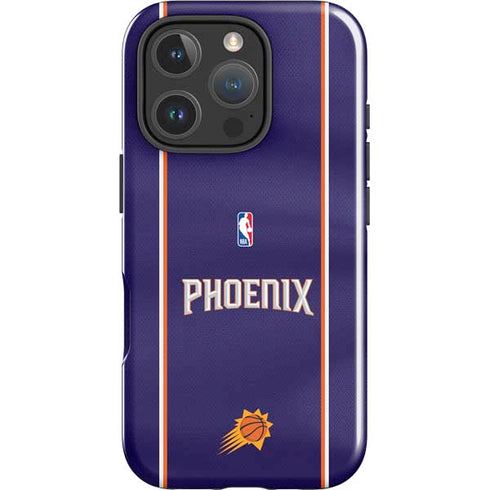 NBA Phoenix Suns Jersey iPhone 16 Pro Impact Case