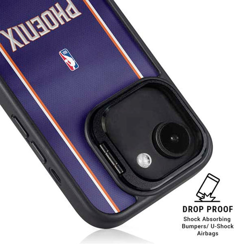NBA Phoenix Suns Jersey iPhone 16e Kickstand Case