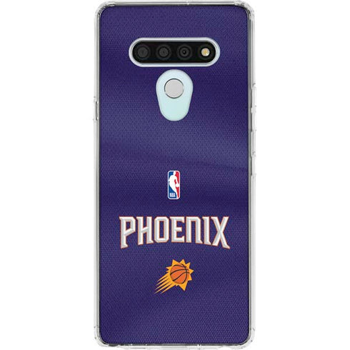 NBA Phoenix Suns Jersey LG Stylo 6 Clear Case